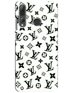 Чехол для Huawei P Smart Plus 2019 с картинкой «Монохромный хаос LV»