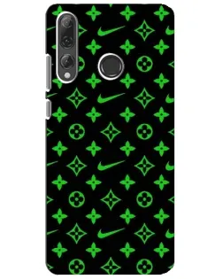 Чехол для Huawei P Smart Plus 2019 с картинкой «Неоновый принт LV»