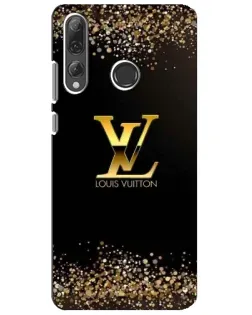 Чехол для Huawei P Smart Plus 2019 с картинкой «LV — золотые искры»