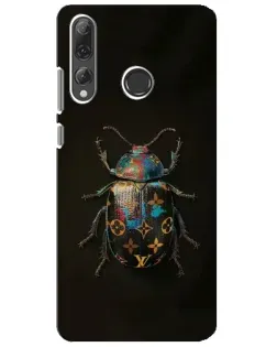 Чехол для Huawei P Smart Plus 2019 с картинкой «LV — мраморный принт»