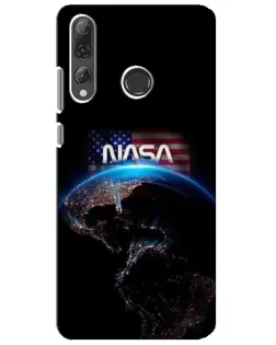 Чехол для Huawei P Smart Plus 2019 с картинкой «Земля из космоса NASA»