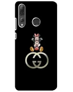 Чехол для Huawei P Smart Plus 2019 с картинкой «Минни Маус на лого»