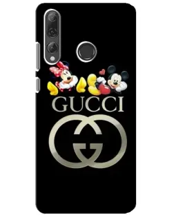 Чехол для Huawei P Smart Plus 2019 с картинкой «Gucci — герои Disney»