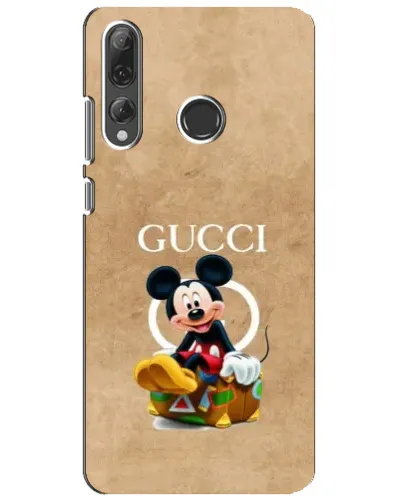 Чехол для Huawei P Smart Plus 2019 с картинкой «Микки Маус Gucci — крафт» Чехол для Huawei P Smart Plus 2019 с картинкой «Микки Маус Gucci — крафт»