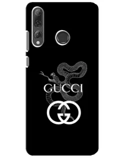 Чехол для Huawei P Smart Plus 2019 с картинкой «Gucci — серебряная змея»