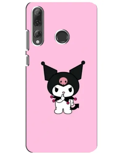 Чехол для Huawei P Smart Plus 2019 с картинкой «Kuromi — розовая нежность»