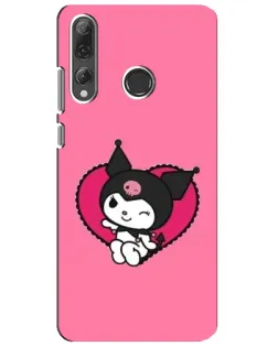 Чехол для Huawei P Smart Plus 2019 с картинкой «Kuromi — любовь в сердце»