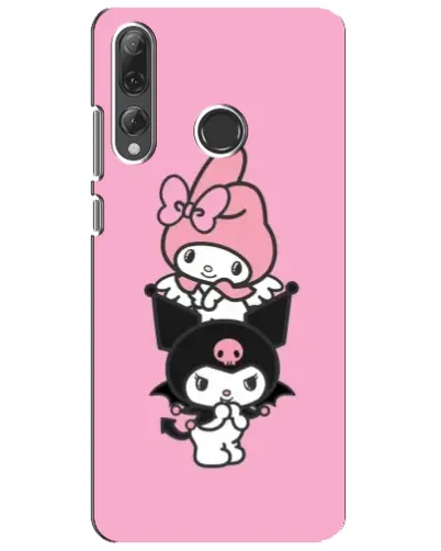 Чехол для Huawei P Smart Plus 2019 с картинкой «My Melody и Kuromi»