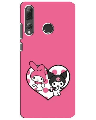 Чехол для Huawei P Smart Plus 2019 с картинкой «Kuromi и My Melody»