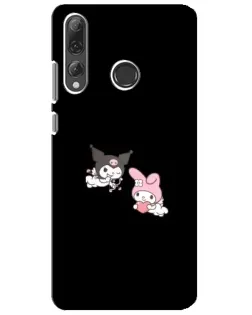 Чехол для Huawei P Smart Plus 2019 с картинкой «My Melody и Kuromi»