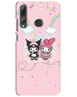 Чехол для Huawei P Smart Plus 2019 с картинкой «My Melody и Kuromi»
