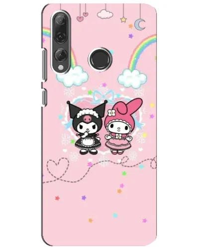Чехол для Huawei P Smart Plus 2019 с картинкой «My Melody и Kuromi»