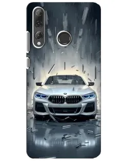 Чехол для Huawei P Smart Plus 2019 с картинкой «BMW в свете фар» Чехол для Huawei P Smart Plus 2019 с картинкой «BMW в свете фар»