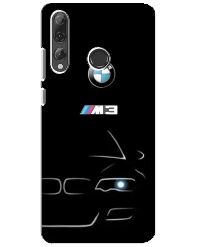 Чехол для Huawei P Smart Plus 2019 с картинкой «Минималистичный принт BMW M3»