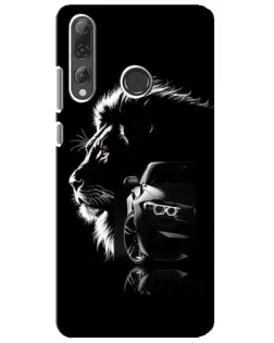 Чехол для Huawei P Smart Plus 2019 с картинкой «BMW и лев» Чехол для Huawei P Smart Plus 2019 с картинкой «BMW и лев»