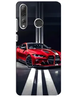 Чехол для Huawei P Smart Plus 2019 с картинкой «Красная BMW на дороге» Чехол для Huawei P Smart Plus 2019 с картинкой «Красная BMW на дороге»