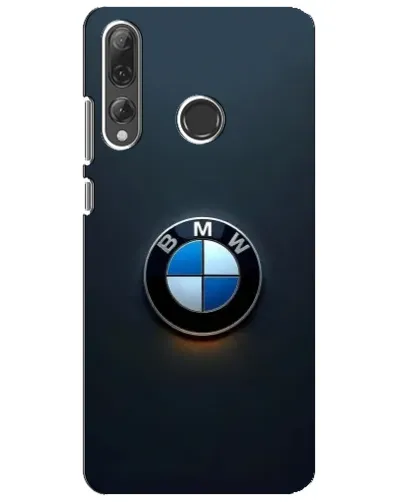 Чехол для Huawei P Smart Plus 2019 с картинкой «Логотип BMW — минимализм»