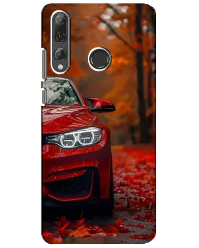 Чехол для Huawei P Smart Plus 2019 с картинкой «Осенняя BMW M4»