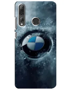 Чехол для Huawei P Smart Plus 2019 с картинкой «Логотип BMW — лед» Чехол для Huawei P Smart Plus 2019 с картинкой «Логотип BMW — лед»
