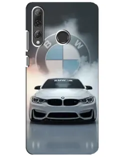 Чехол для Huawei P Smart Plus 2019 с картинкой «BMW в белом дыму» Чехол для Huawei P Smart Plus 2019 с картинкой «BMW в белом дыму»