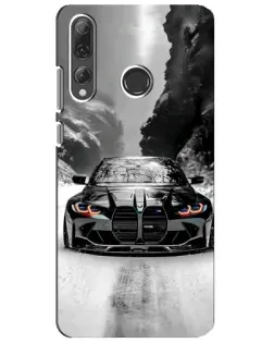 Чехол для Huawei P Smart Plus 2019 с картинкой «BMW — акварельный дрифт» Чехол для Huawei P Smart Plus 2019 с картинкой «BMW — акварельный дрифт»