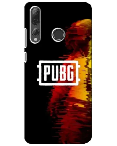 Чехол для Huawei P Smart Plus 2019 с картинкой «Яркий логотип PUBG»