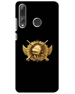 Чехол для Huawei P Smart Plus 2019 с картинкой «PUBG — оранжевый градиент»