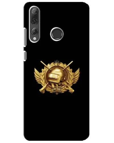 Чехол для Huawei P Smart Plus 2019 с картинкой «PUBG — оранжевый градиент»
