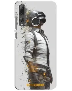 Чехол для Huawei P Smart Plus 2019 с картинкой «PUBG — боец в пыли»