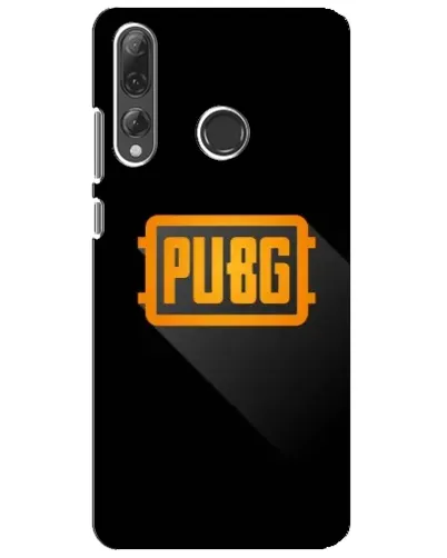 Чехол для Huawei P Smart Plus 2019 с картинкой «PUBG — рамка лого»