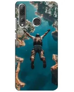 Чехол для Huawei P Smart Plus 2019 с картинкой «PUBG — свободное падение»
