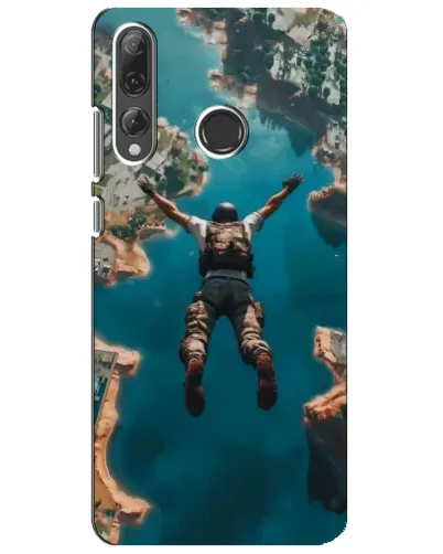 Чехол для Huawei P Smart Plus 2019 с картинкой «PUBG — свободное падение»