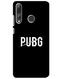 Чехол для Huawei P Smart Plus 2019 с картинкой «PUBG — белый логотип»