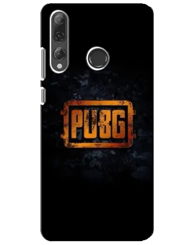Чехол для Huawei P Smart Plus 2019 с картинкой «PUBG — золотой логотип»
