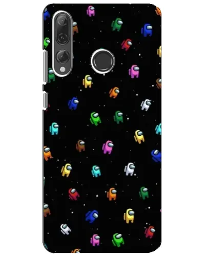 Чехол для Huawei P Smart Plus 2019 с картинкой «Экипаж Among Us»