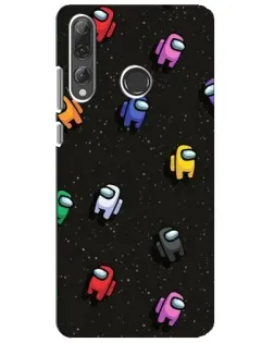 Чехол для Huawei P Smart Plus 2019 с картинкой «Космический паттерн Among Us»