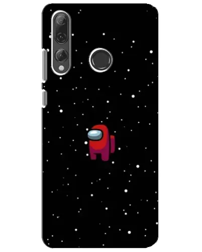 Чехол для Huawei P Smart Plus 2019 с картинкой «Красный Among Us»