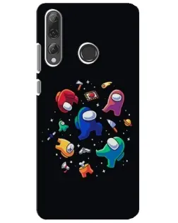 Чехол для Huawei P Smart Plus 2019 с картинкой «Among Us космос»