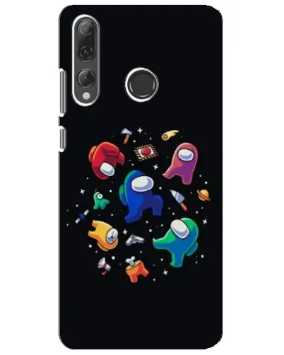 Чехол для Huawei P Smart Plus 2019 с картинкой «Among Us космос»