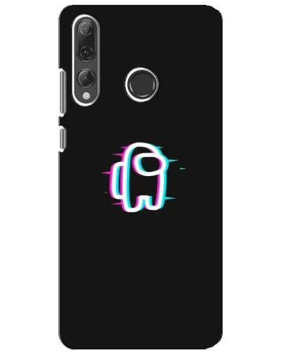 Чехол для Huawei P Smart Plus 2019 с картинкой «Among Us неон»