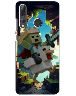 Чехол для Huawei P Smart Plus 2019 с картинкой «Стив и гусь»