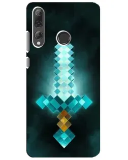 Чехол для Huawei P Smart Plus 2019 с картинкой «Алмазный меч неон» Чехол для Huawei P Smart Plus 2019 с картинкой «Алмазный меч неон»