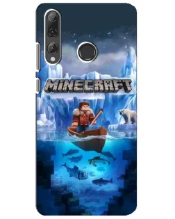 Чехол для Huawei P Smart Plus 2019 с картинкой «Minecraft ледяной мир» Чехол для Huawei P Smart Plus 2019 с картинкой «Minecraft ледяной мир»