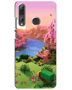 Чехол для Huawei P Smart Plus 2019 с картинкой «Розовое дерево Minecraft» Чехол для Huawei P Smart Plus 2019 с картинкой «Розовое дерево Minecraft»