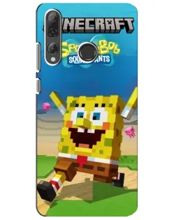 Чехол для Huawei P Smart Plus 2019 с картинкой «Губка Боб Minecraft» Чехол для Huawei P Smart Plus 2019 с картинкой «Губка Боб Minecraft»