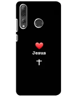 Чехол для Huawei P Smart Plus 2019 с картинкой «Сердце - Jesus» Чехол для Huawei P Smart Plus 2019 с картинкой «Сердце - Jesus»