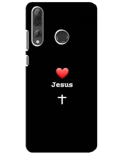 Чехол для Huawei P Smart Plus 2019 с картинкой «Сердце - Jesus» Чехол для Huawei P Smart Plus 2019 с картинкой «Сердце - Jesus»