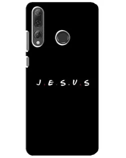 Чехол для Huawei P Smart Plus 2019 с картинкой «Точки веры J.E.S.U.S.»