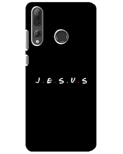 Чехол для Huawei P Smart Plus 2019 с картинкой «Точки веры J.E.S.U.S.» Чехол для Huawei P Smart Plus 2019 с картинкой «Точки веры J.E.S.U.S.»