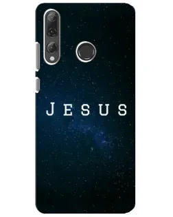 Чехол для Huawei P Smart Plus 2019 с картинкой «Звездное небо Jesus»